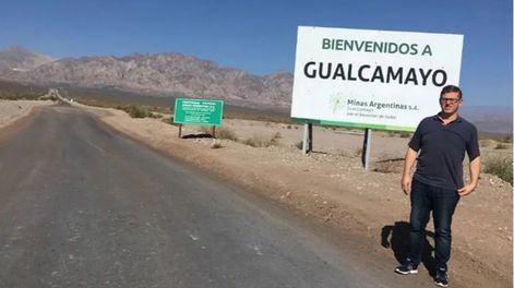 Diputado mendocino visitó una mina sanjuanina y pidió debatir la actividad minera en su provincia