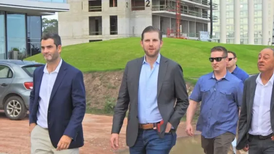 Eric Trump, en Punta del Este: participó de la inauguración de la Expo Real Estate