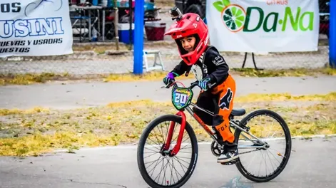 Futuro. Stefano Soto se destacó de entrada en el BMX y apunta a un 2026 más que intenso.