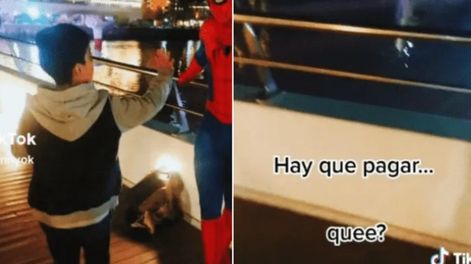 Conoció al “Hombre Araña” y se llevó una decepción