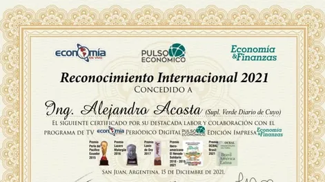 Distinción a “Suplemento Verde”