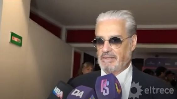 Roberto Pettinato respondió en un móvil sobre la situación de su hijo Felipe, acusado de homicidio.