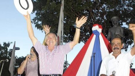 Lino Oviedo se mató en un accidente aéreo