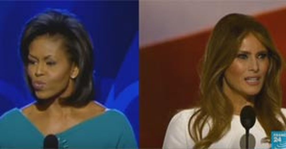 Video del papelón: mirá cómo la esposa de Donald Trump plagió un discurso de Michelle Obama