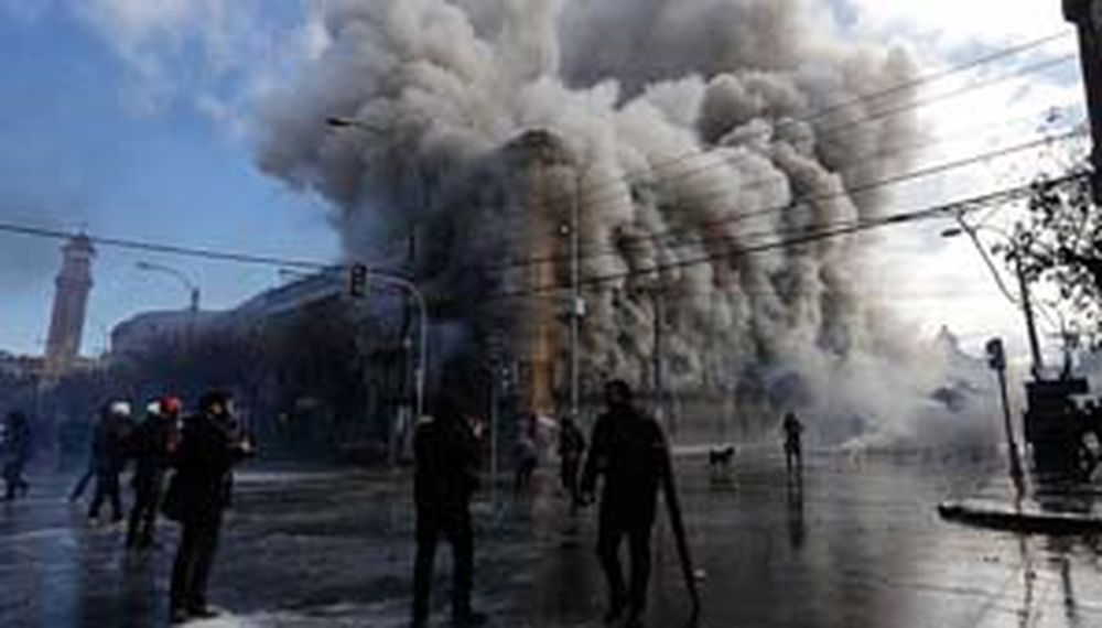 Chile: un muerto durante la rendición de cuentas de Bachelet