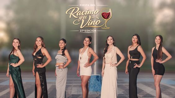 fiesta del racimo y el vino: conoce a las 7 jovenes que buscaran convertirse en reina de este evento