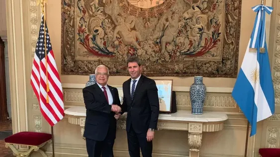 Uñac, junto al embajador de EEUU en Argentina: “Fue una reunión positiva”