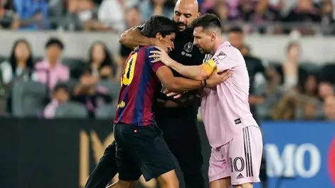 El guardaespaldas de Messi, el nuevo héroe de TikTok: el video que lo respalda
