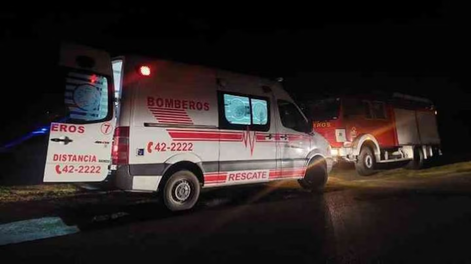 siete personas murieron en un choque frontal entre un auto y un camion en exaltacion de la cruz: tres eran menores