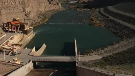 Con más agua. Los espejos de los diques Ullum (foto) y Punta Negra muestran un mejor panorama, aunque todavía lejos de las cotas máximas.