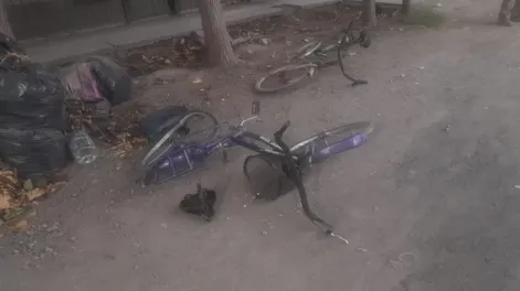 Una ciclista que fue chocada por un camión sufrió graves lesiones