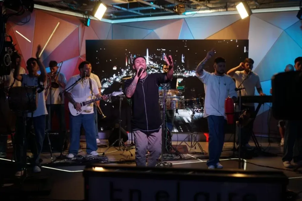 Los Omega. En uno de los espectáculos que brindaron en el marco de su tour 15 Años