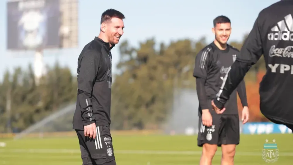 Lio Messi se sumó a la Selección