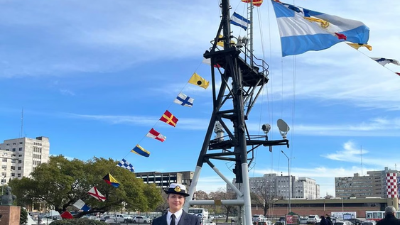 Daniela Heredia, la primera sanjuanina en alcanzar el grado de Furriel en la Armada Argentina.