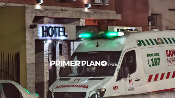El huésped presentaba un profundo corte en el cuello provocado por la amoladora. (Fuente: Primer Plano Online)