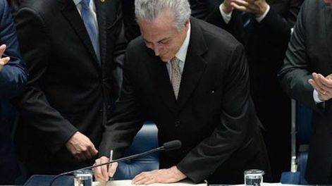 Michel Temer se convirtió en presidente de pleno derecho de Brasil tras la caída de Dilma Rousseff