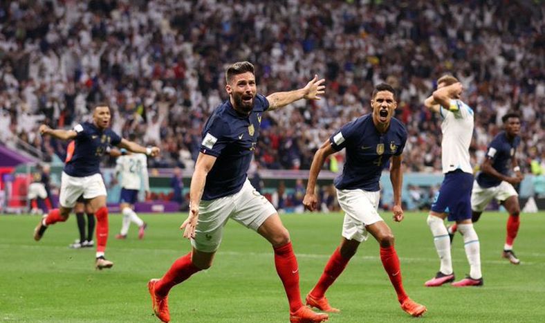 Francia venció a Inglaterra 2 a 1 y se medirá con Marruecos en semifinales