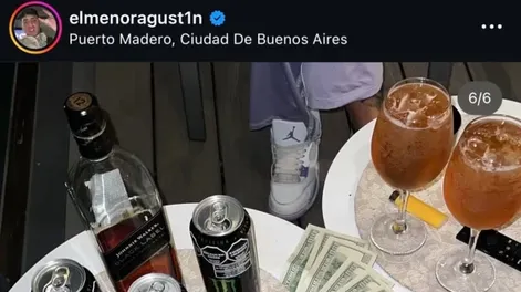 Drogas y dólares: un jugador de Independiente pidió perdón por las fotos tomadas en su casa que se viralizaron