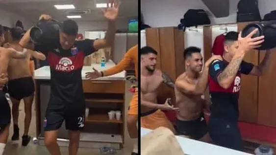 El alocado festejo del Pity Martínez y todo Tigre luego del triunfazo ante River