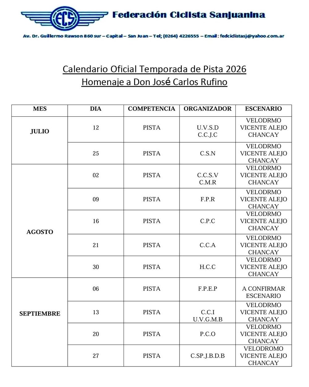 calendario