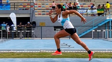 Presencia. San Juan se destacó en San Luis en el Meeting de Atletismo Master.