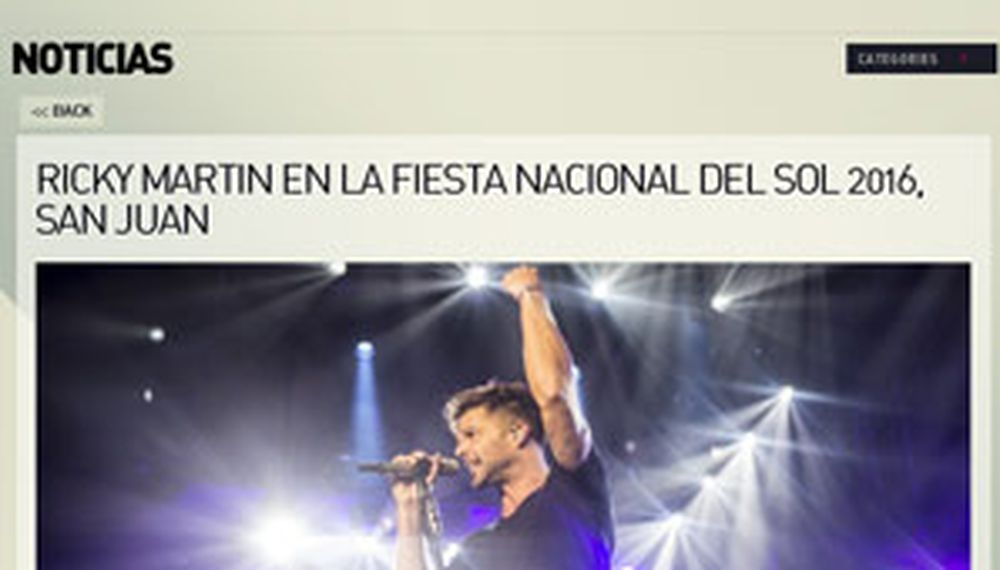 ¡Ahora sí! Ricky Martin confirmó su llegada a San Juan