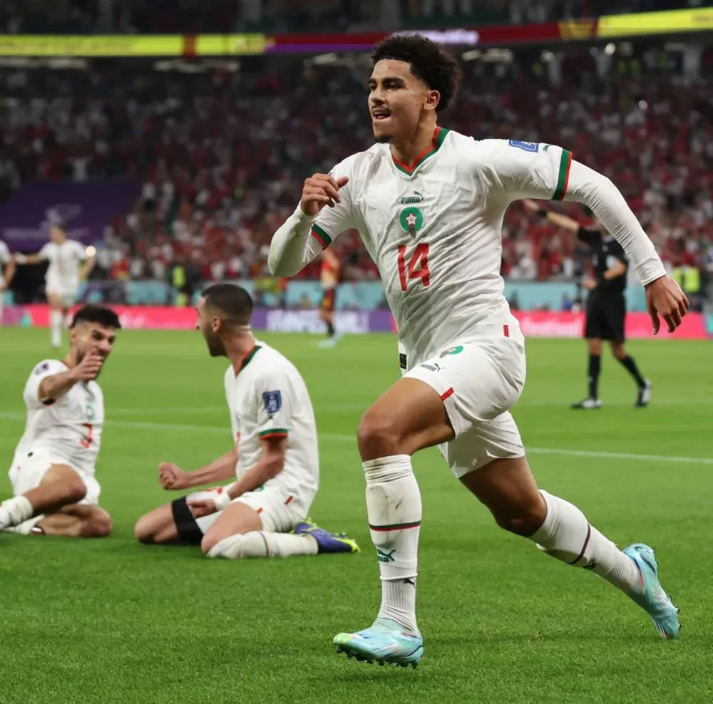 Otra sorpresa: Marruecos venció a Bélgica y lidera