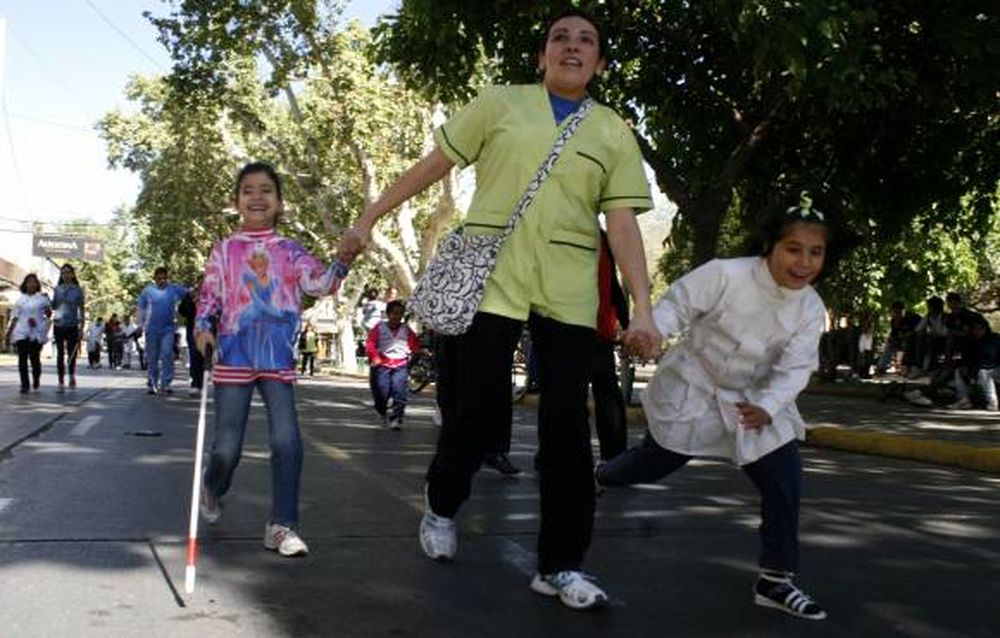 La atención fue para los ciegos