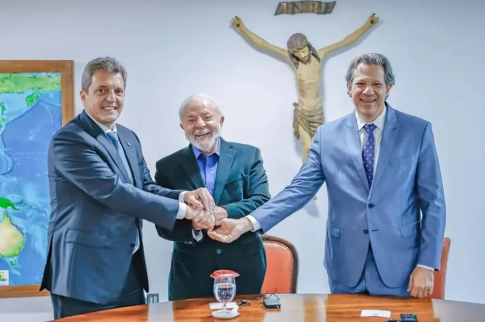 Massa, junto a Lula y Haddad: “Argentina y Brasil son socios indisolubles”
