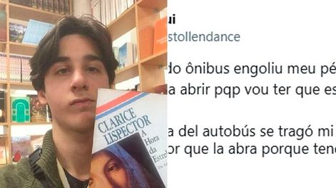Un joven sufrió un insólito accidente con la puerta de un colectivo y tomó una drástica decisión