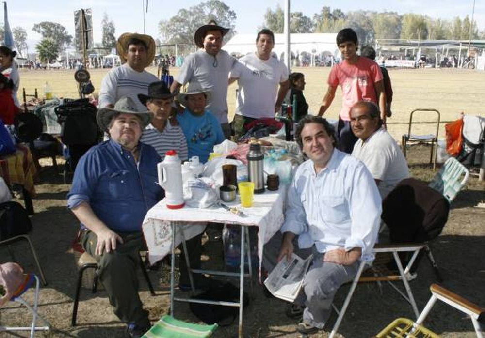 Festejo en familia  y con los amigos