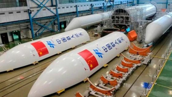 Restos del cohete chino, cerca de las Maldivas