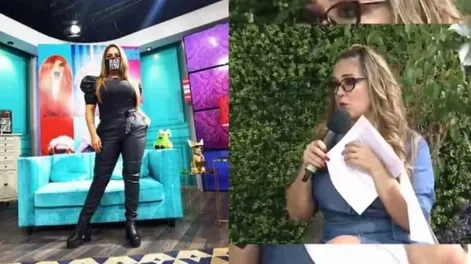 El momento en que una conductora sufrió un infarto cerebral en medio de un programa