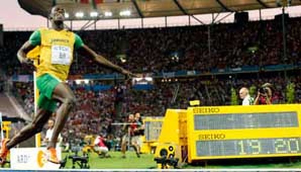 Récord de Bolt en los 200 metros