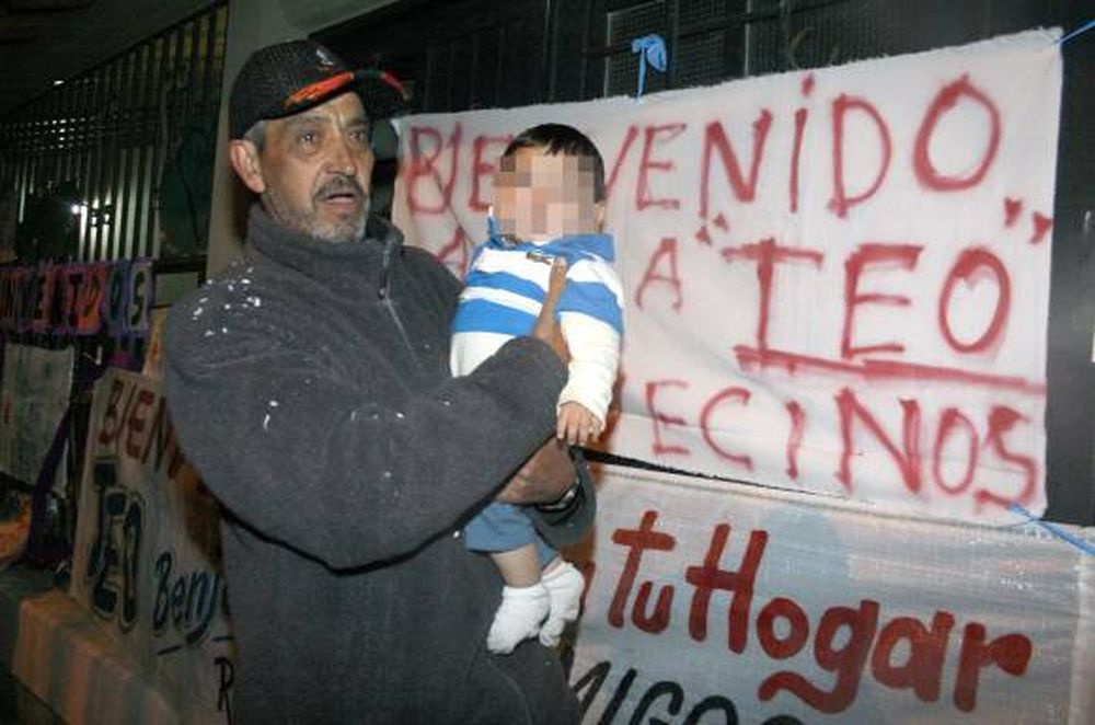 Teo regresó y tuvo un  conmovedor recibimiento