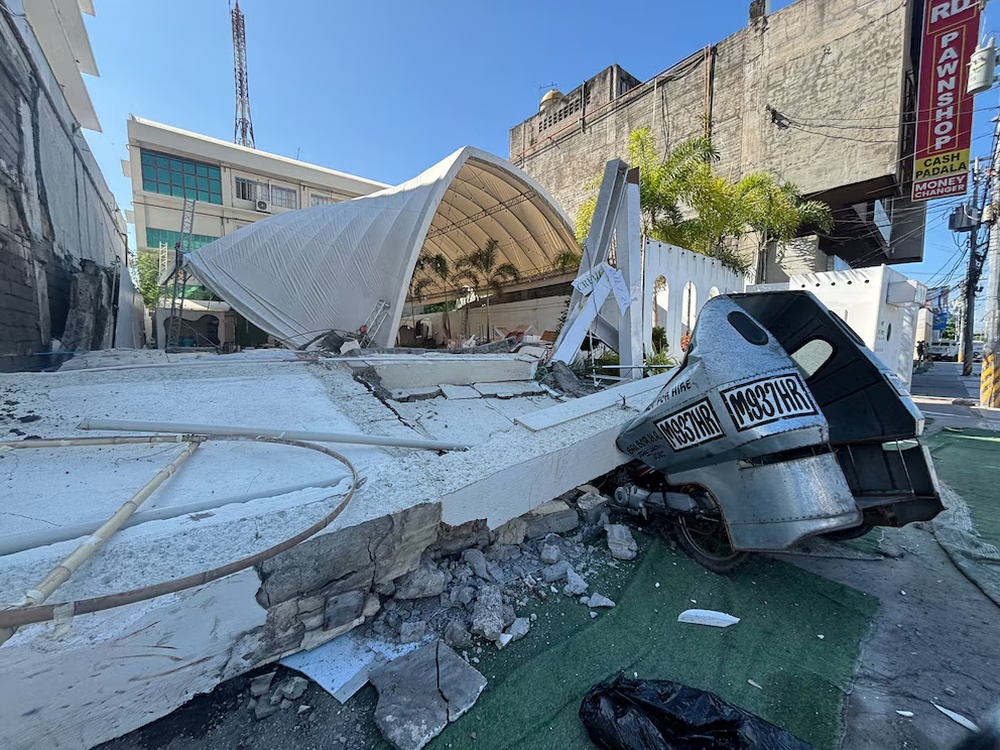 Terremoto en Filipinas. Foto: REUTERS.