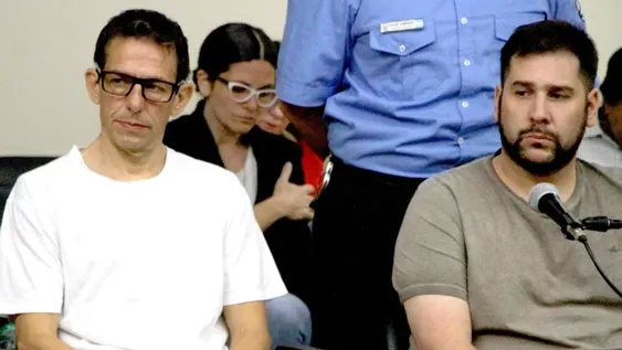 JUAN MAURICIO  GALLERANO y Héctor Andrés Storniolo (atrás su esposa) seguirán presos, pero apelaron.