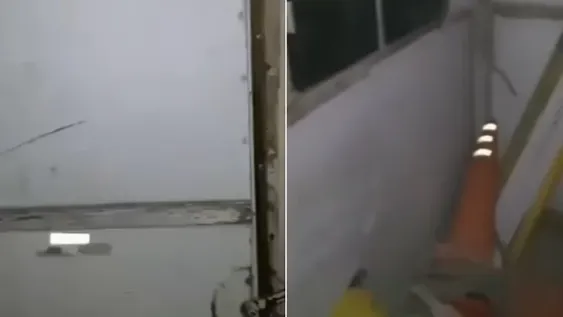 Vuelve a viralizarse el escalofriante video paranormal grabado por un sereno en Zonda: gritos y golpes en las peredes y el techo.