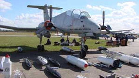 Argentina, la que menos armamento militar compró
