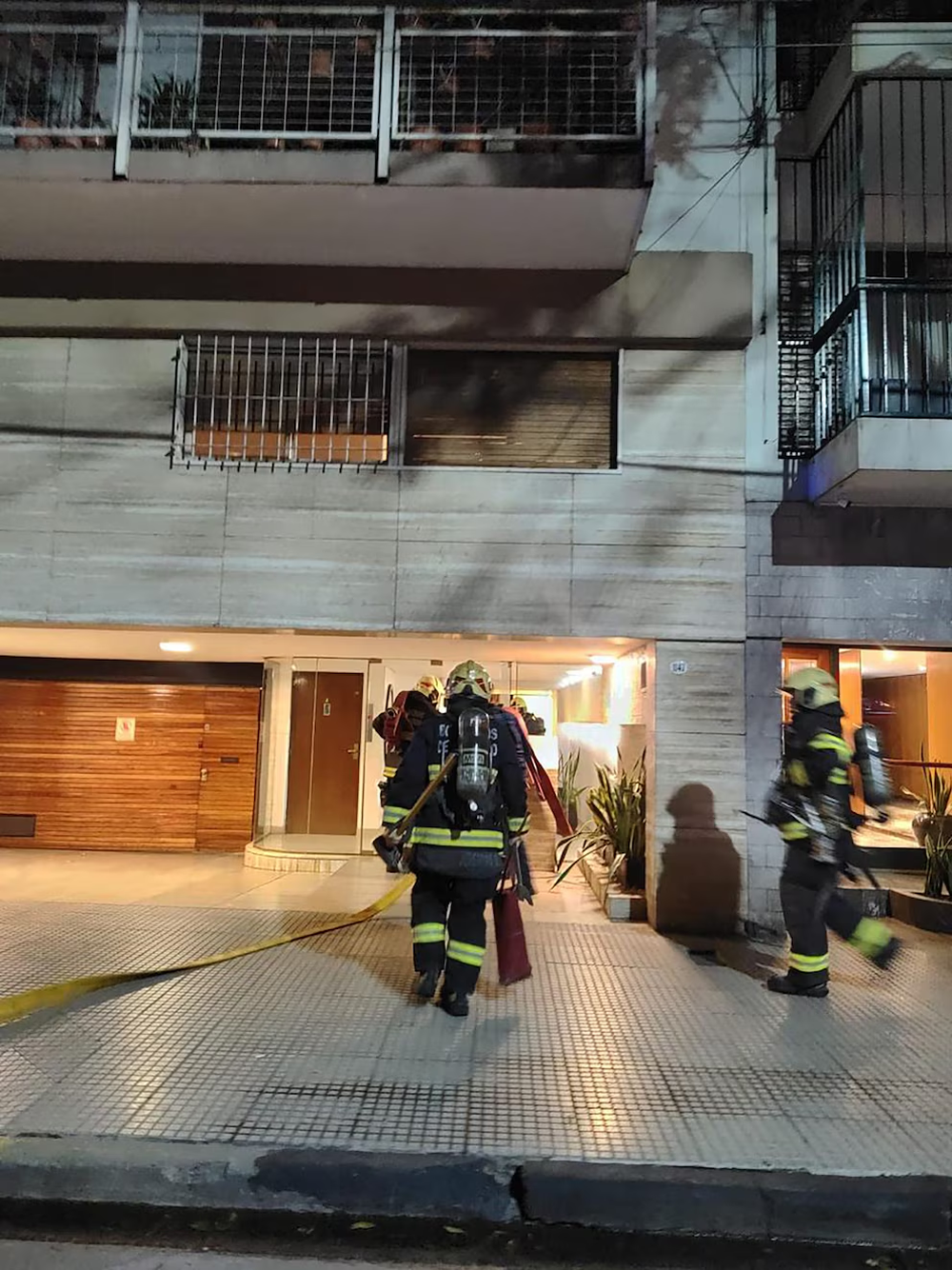El incendio terminó con una víctima fatal