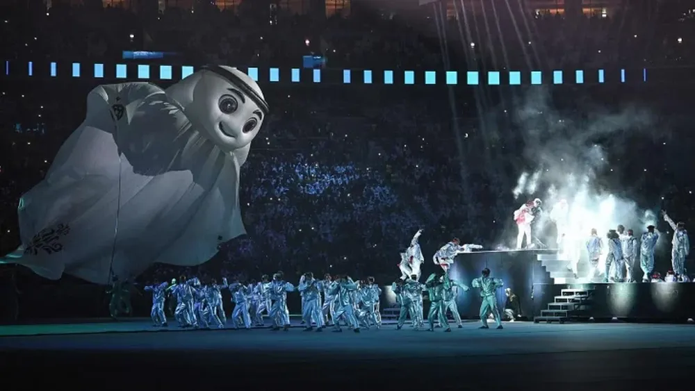 Con Morgan Freeman y el recuerdo de anteriores Copas del Mundo: así fue la impactante ceremonia inaugural