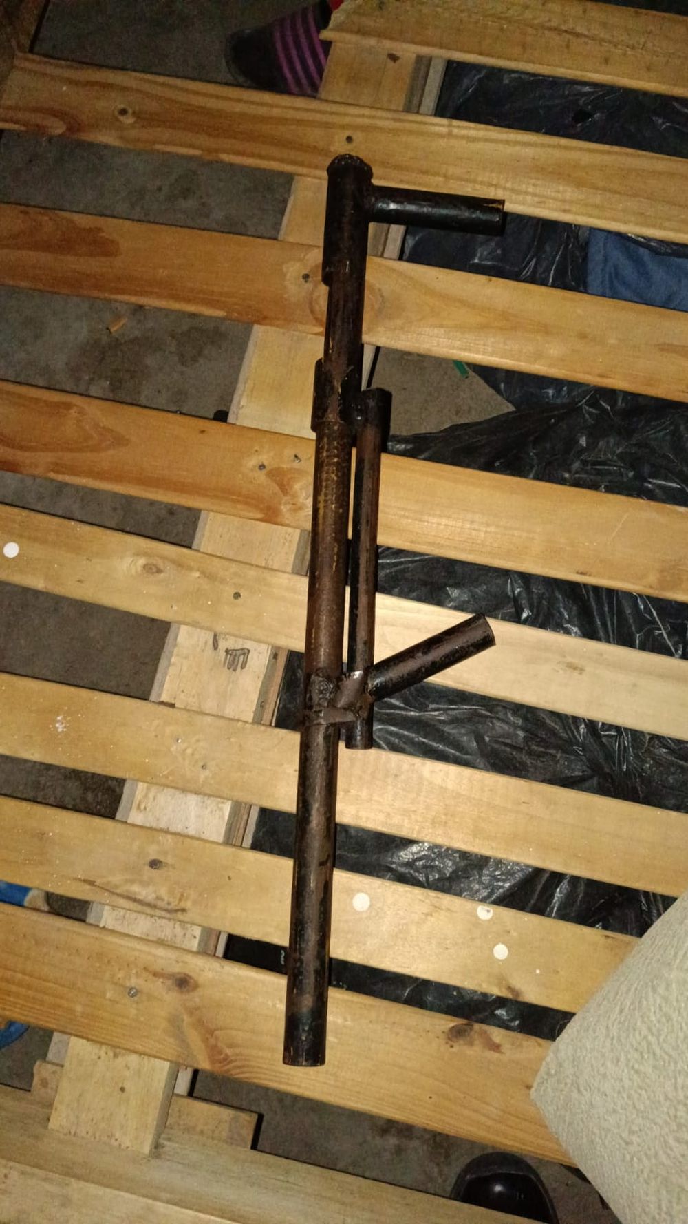El arma tumbera secuestrada.