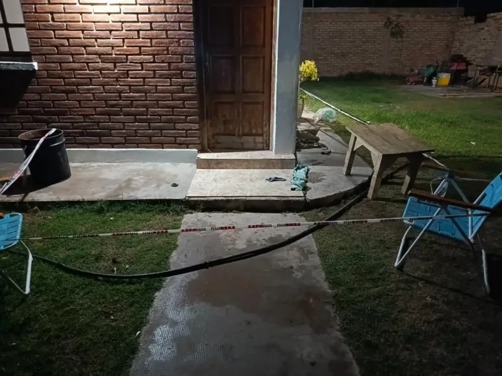 La zona donde fue baleado el policía.