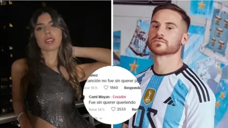 Camila Mayan se animó y arremetió contra Alexis Mac Allister en las redes