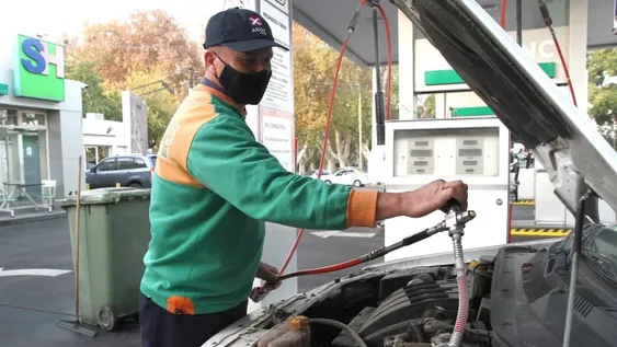 Ola polar: la venta de GNC es normal