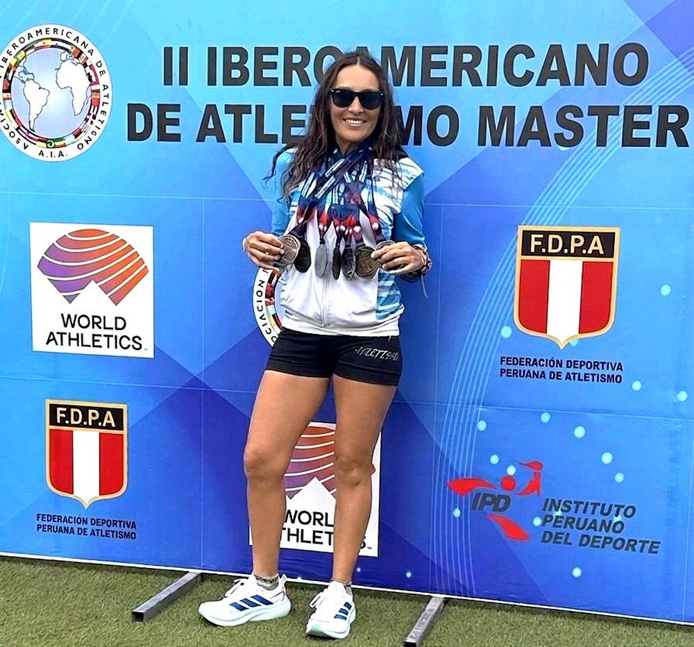 Ganadora. Adriana Quiroga fue gran protagonista del Iberoamericano Master en Perú.