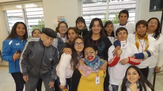 Un día diferente para los abuelos de una residencia