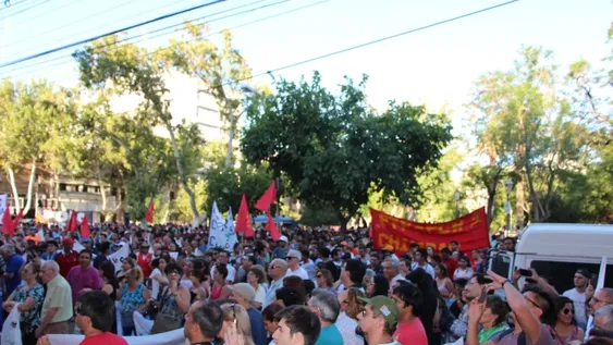 Multitudinaria marcha en San Juan de distintos sectores contra la reforma previsional