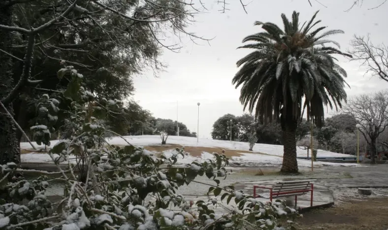 Ola polar en San Juan: sigue firme el pronóstico de nevadas para este domingo