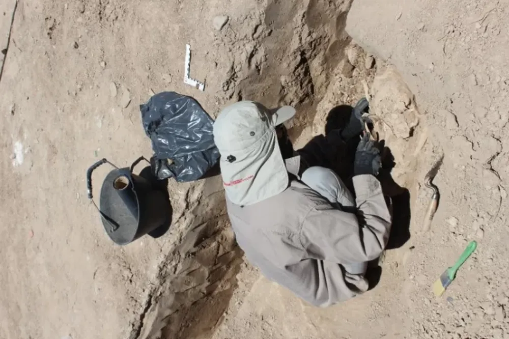 Los restos humanos hallados en Jáchal son de un hombre y de antigua data